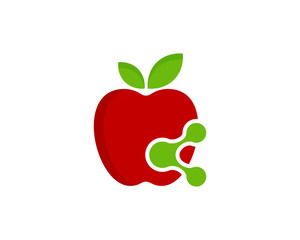 Fruit Share Icon Logo Design Element