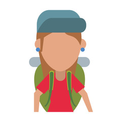 traveler or tourist avatar icon image