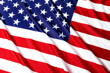 Flag of the United States.Studio shot