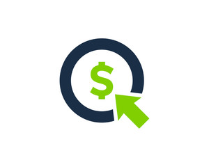 Dollar Stock Market Business Icon Logo Design Element