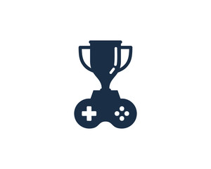 Trophy Game Icon Logo Design Element