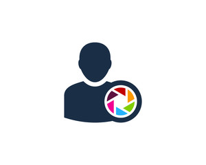 User Photo Icon Logo Design Element