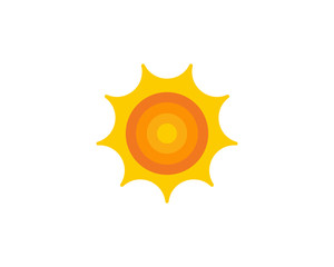 Sun Weather And Season Icon Logo Design Element