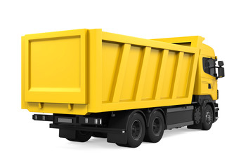 Tipper Dump Truck Isolated