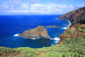 Volcanic seaside on La Palma Island, Canary Islands, Spain