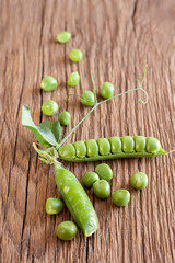 Fresh green pea