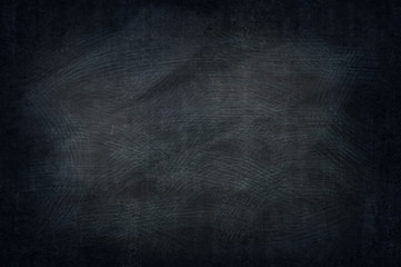 Blank chalkboard for black background for text or drawing or education concept.