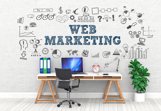 Web Marketing / Office / Wall / Symbol