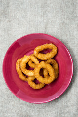 Fast food Homemade Crunchy Fried onion rings