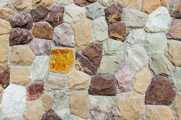 Rock wall, stone wall