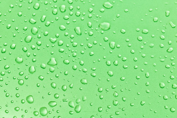 Plakat Background of water drops on the surface