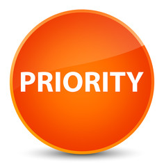 Priority elegant orange round button