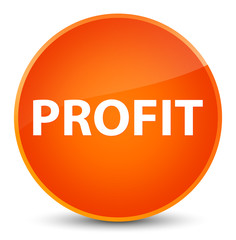 Profit elegant orange round button
