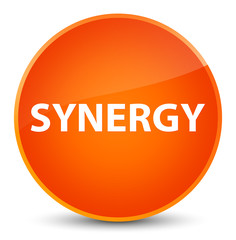 Synergy elegant orange round button
