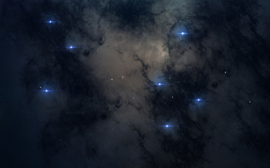Science fiction space wallpaper, awesome nebula somewhere in dark deep space. Elements of this...