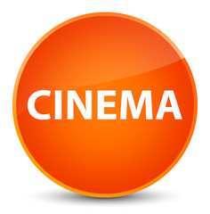 Cinema elegant orange round button
