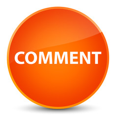Comment elegant orange round button