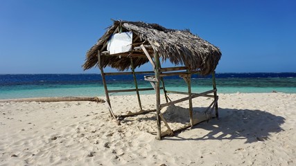 wooden shelter
