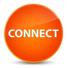 Connect elegant orange round button