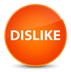 Dislike elegant orange round button