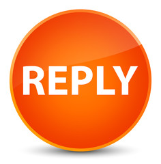 Reply elegant orange round button