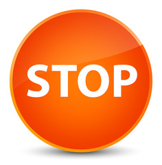 Stop elegant orange round button
