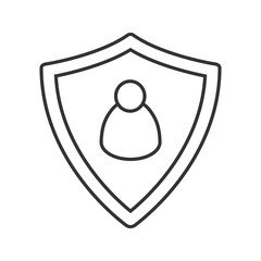 User security linear icon