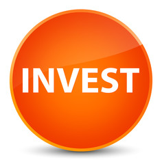 Invest elegant orange round button