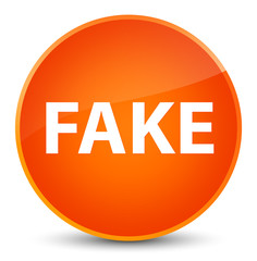 Fake elegant orange round button
