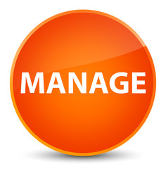 Manage elegant orange round button