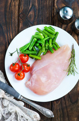 chicken fillet with vegetables