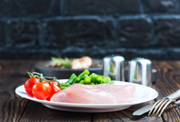 chicken fillet with vegetables © tycoon101