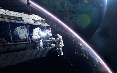 Science fiction space wallpaper, incredibly beautiful planets, galaxies, dark and cold beauty of...