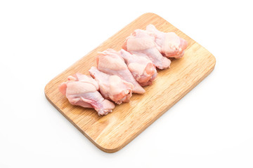 fresh raw drumstick of chicken wing