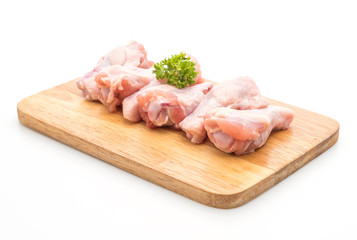 fresh raw drumstick of chicken wing