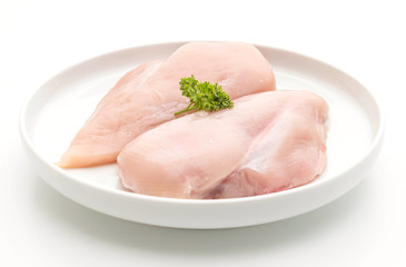 fresh raw chicken breast fillet