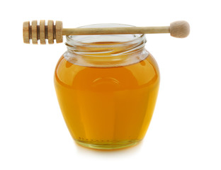 Honey jar and dipper