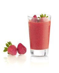 Strawberries smoothie