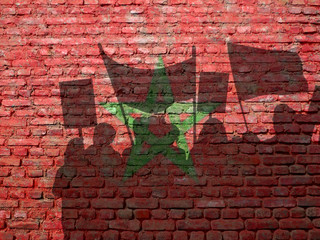 Demonstration in Morocco