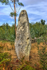 Luzim menhir in Penafiel, north of Portugal