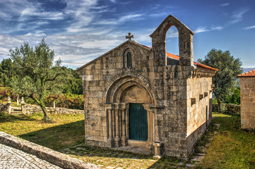 Fototapeta na wymiar Romanesque church of Boelhe in Penafiel, north of Portugal