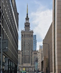 Kultur- und Wissenschaftspalast Warschau, Polen - Sehenswürdigkeit und Denkmal