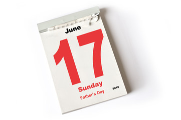17. June 2018 Fathers day