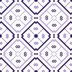 Mosaic background with seamless pattern in lilac