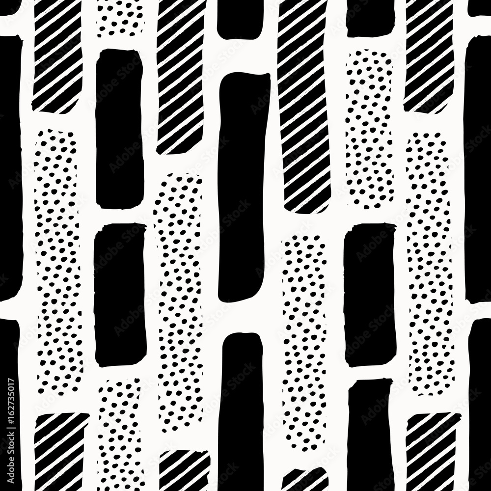 Poster abstract textured shapes pattern
