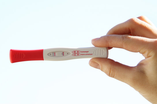 Positiver schwangerschaftstest