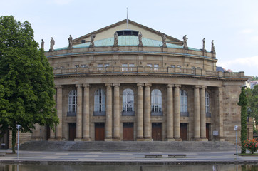 Fototapeta na wymiar City Theater in Stuttgart