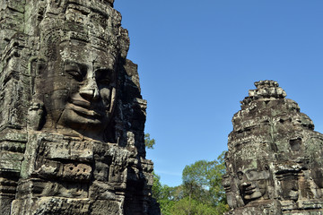 Obraz premium Faces at Prasat Bayon