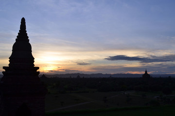 Sunset in Bagan