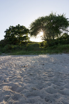 Abendstimmung am Strand in Brodau